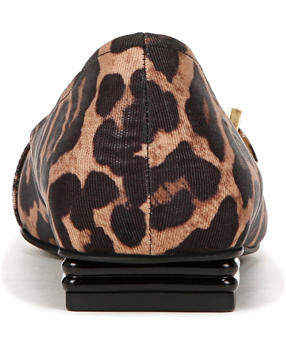 Franco Sarto Women's Tahlia Square Toe Flats In Leopard Print Fabric
