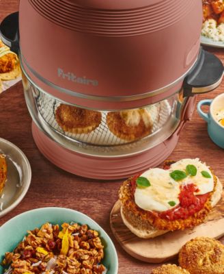 Self Cleaning Glass Bowl Air Fryer Set, 4 Piece