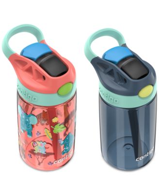 Kids 2-Pack AUTOSPOUT Straw 14-Oz. Water Bottles