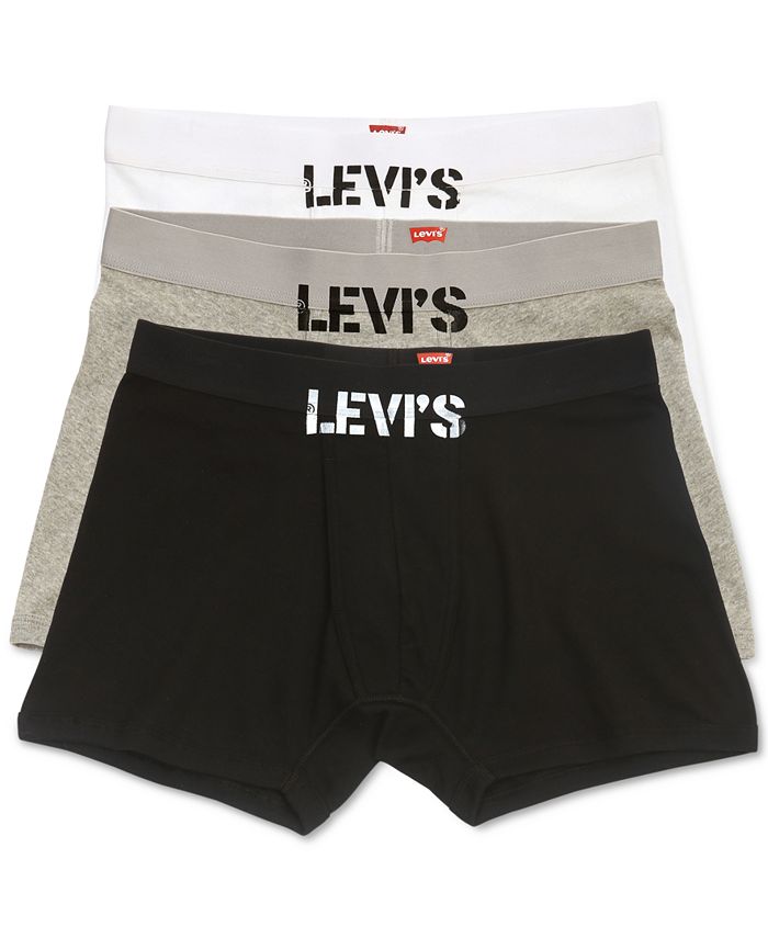 Levi's 100 Series Men's Boxer Briefs 3-Pack & Reviews - Underwear & Socks -  Men - Macy's