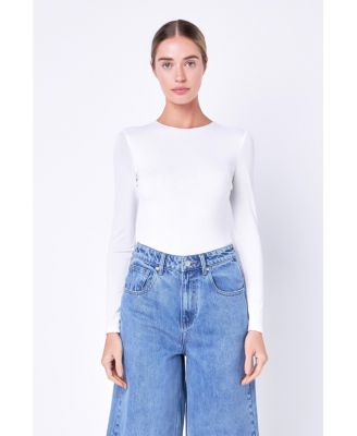 Women's Long Sleeve Soft Bodysuit