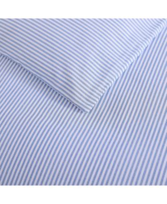 Oxford Stripe Cotton Duvet Cover Set