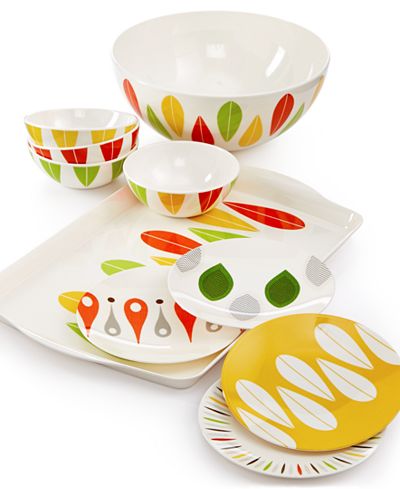 Dansk The Burbs Collection Melamine Serveware Collection