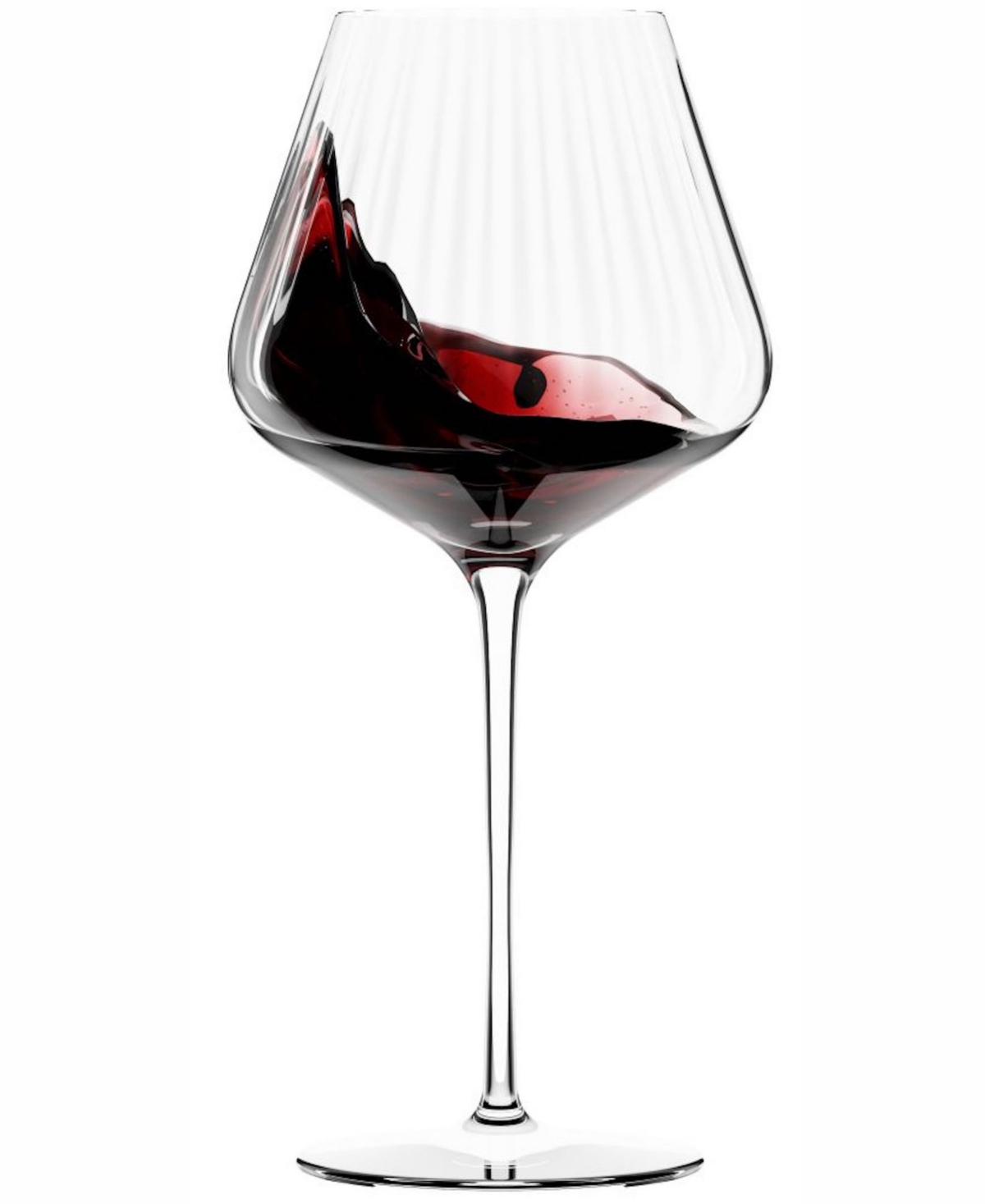 Stolzle Lausitz Symphony Burgundy Glasses, Set Of 6 In Crystal