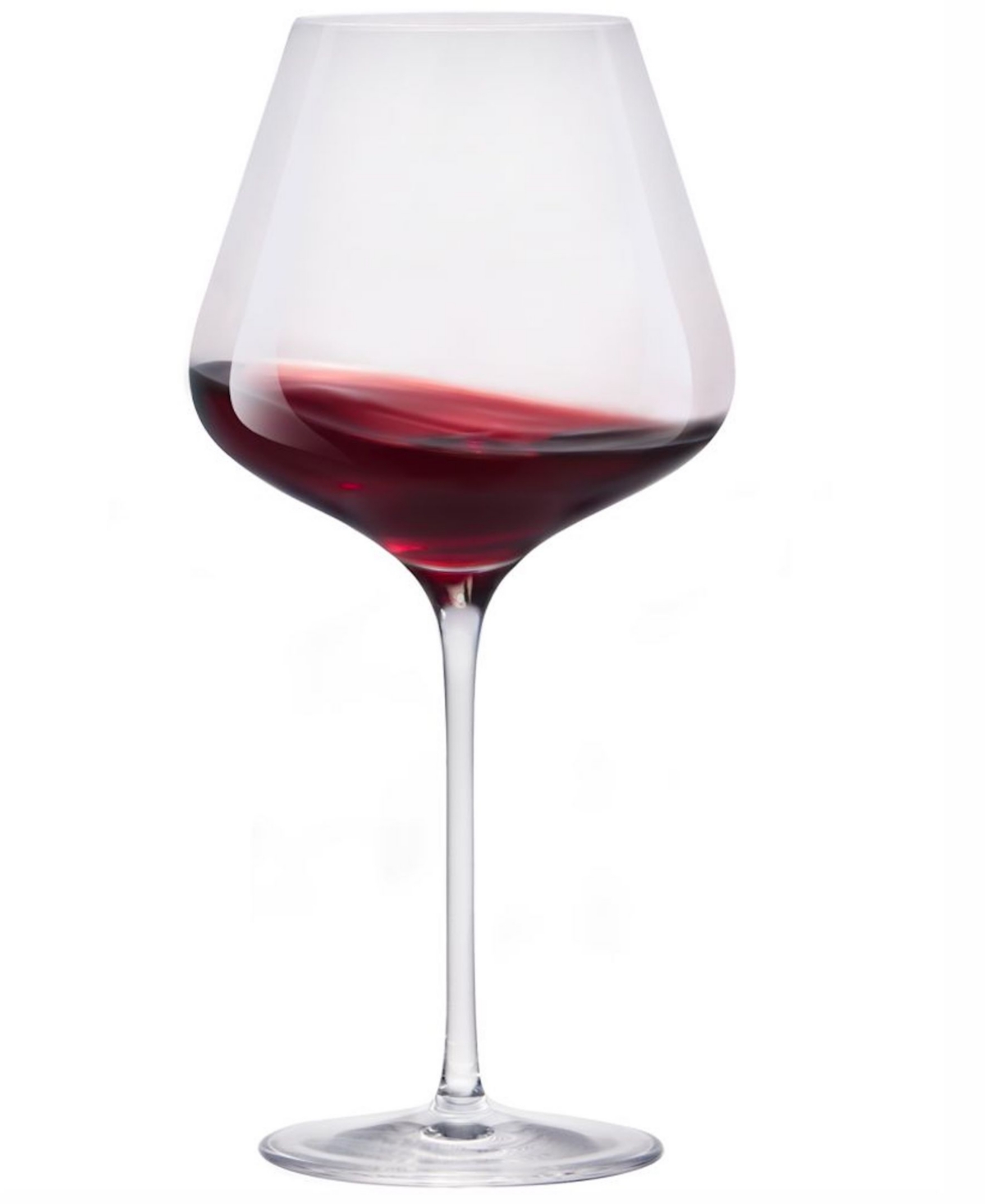 Stolzle Lausitz Quatrophil Burgundy Glasses, Set Of 4 In Crystal