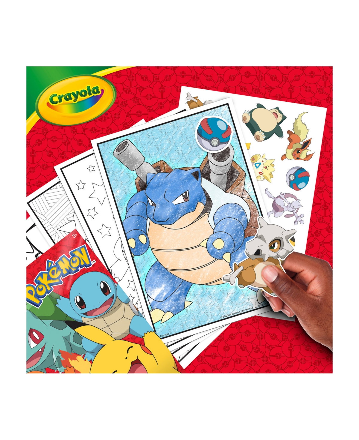 Crayola Pokemon Coloring Book, 96 Pages, Pack Of 8 In Assorted