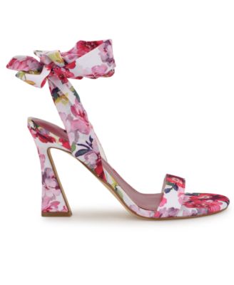 Women's Kelsie Ankle Wrap Sculpted Heel Sandals