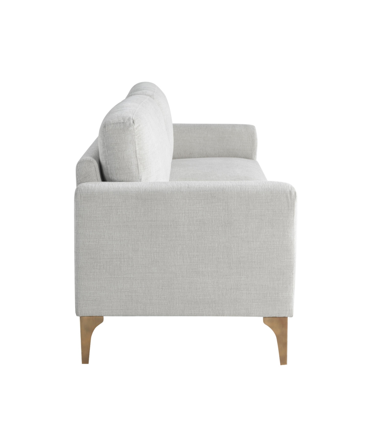 Studio Living 75.6" Polyester Modesto Sofa In Ivory