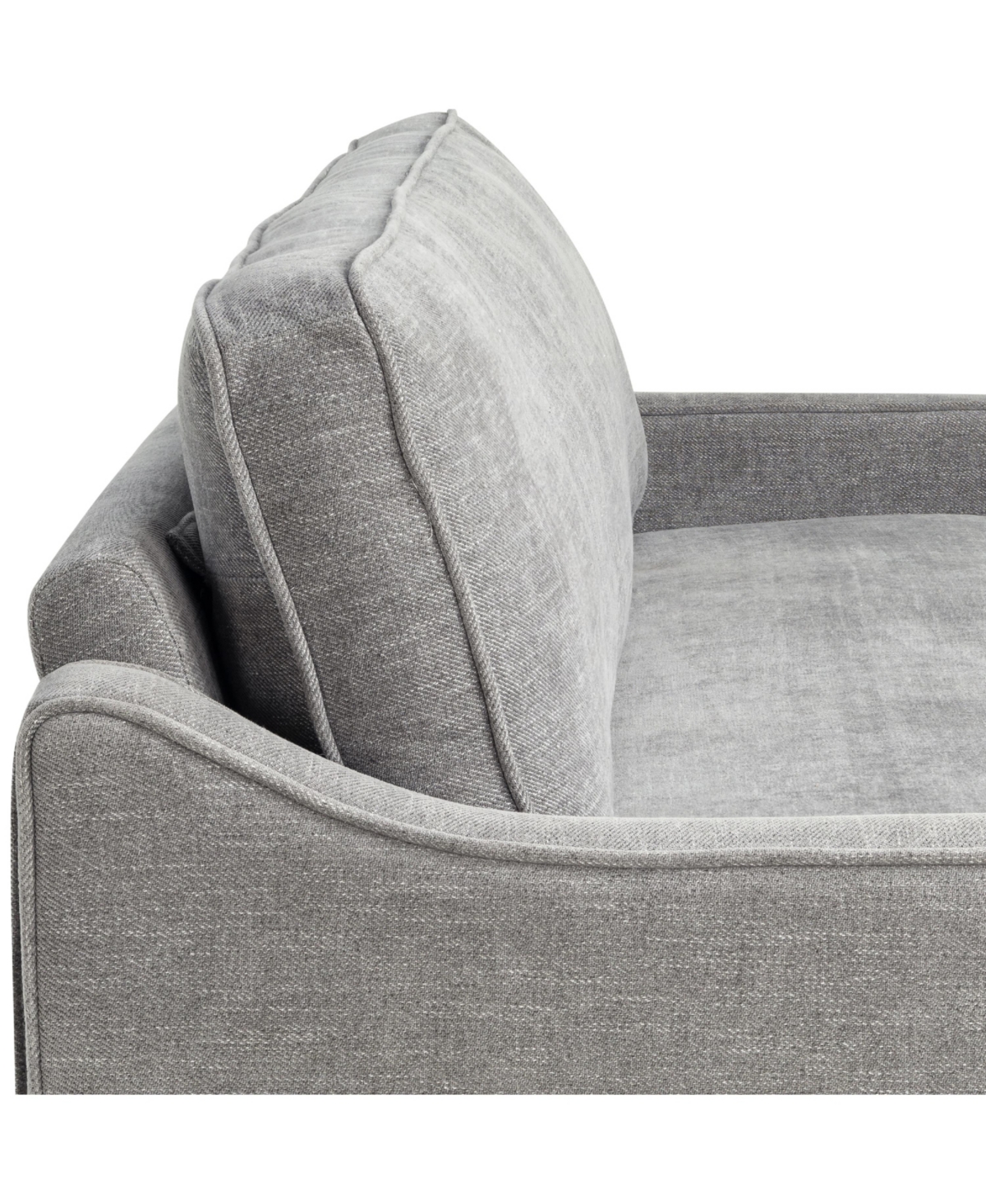 Studio Living 76" Polyester Savona Sofa In Gray