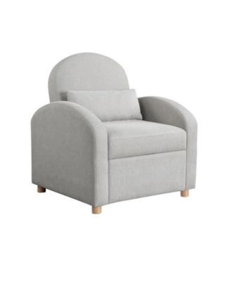 35.2" Polyester Toluca Convertible Chair