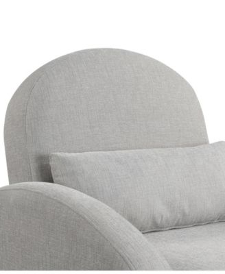 35.2" Polyester Toluca Convertible Chair