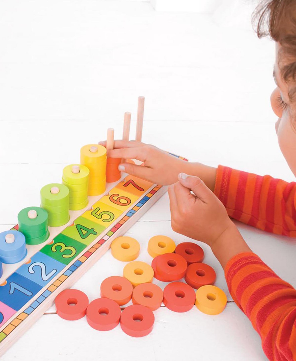 Bigjigs Toys Wooden Learn To Count In Multi