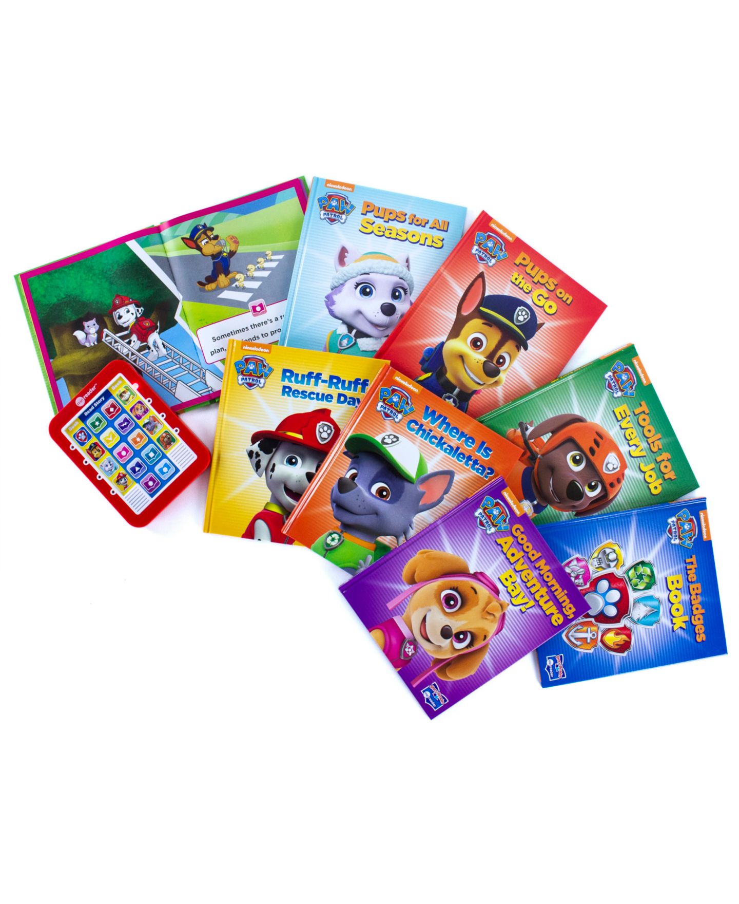 Детские игрушки PI Kids PAW Patrol Me Reader Early-Reader Interactive 8-Book Box Set, Ages 2+ — фото 4