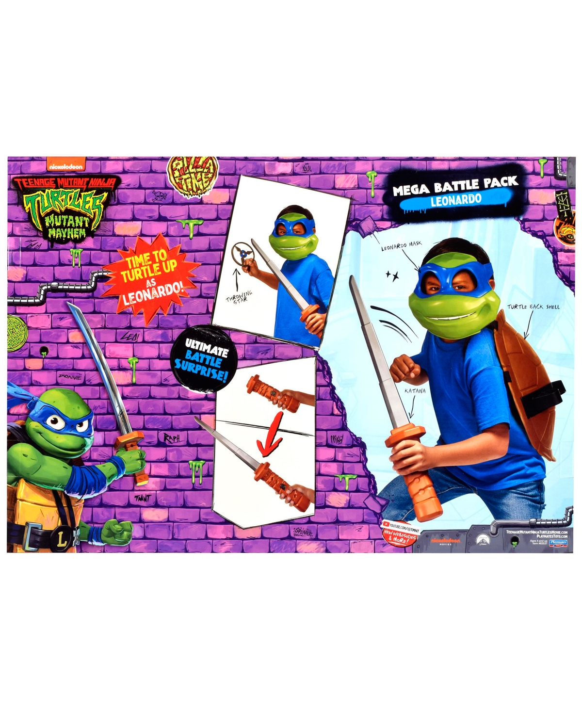Teenage Mutant Ninja Turtles Leo Role Play Set In No Color