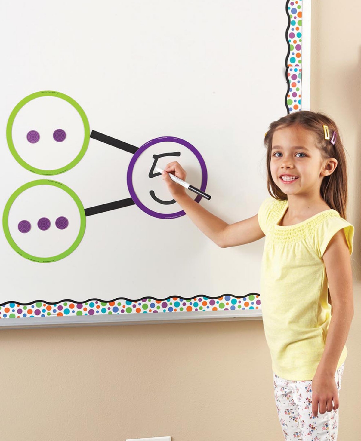 Learning Resources Giant Magnetic Number Bonds 55 Pieces In Multi