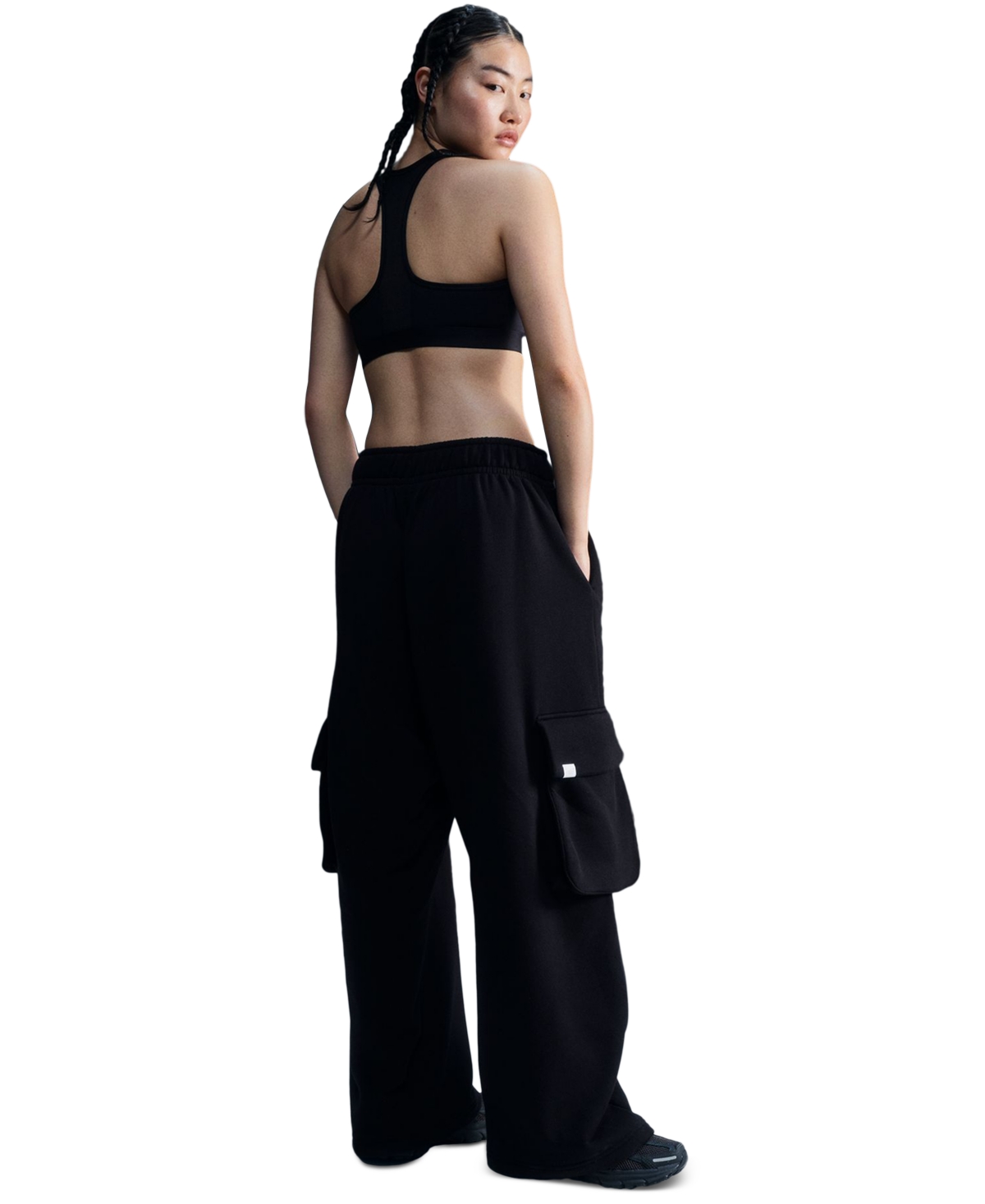 Nike Women's Sportswear Oversized French Terry Pants -sail