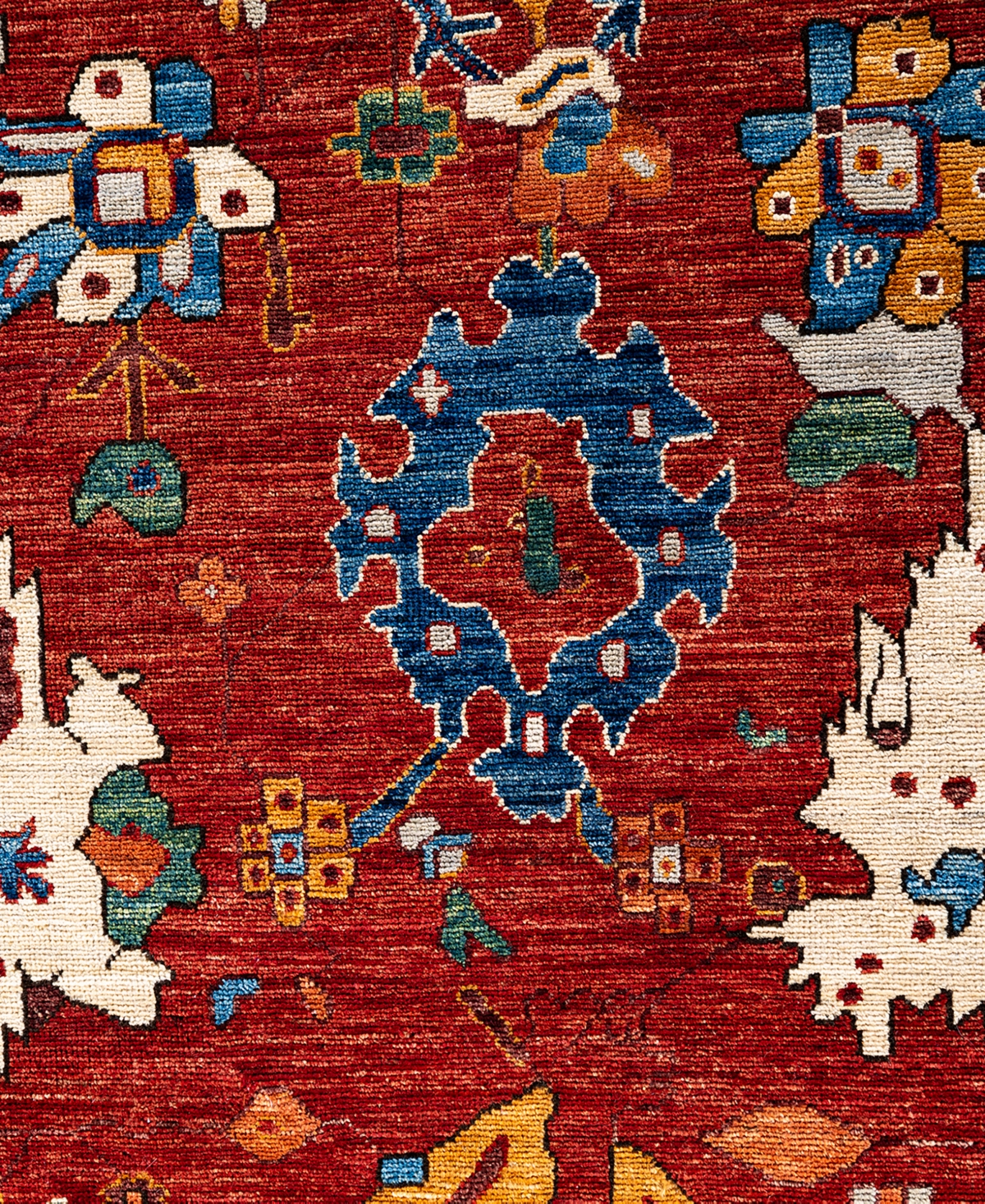 Adorn Hand Woven Rugs Serapi M1999 8'2"x9'10" Area Rug In Red