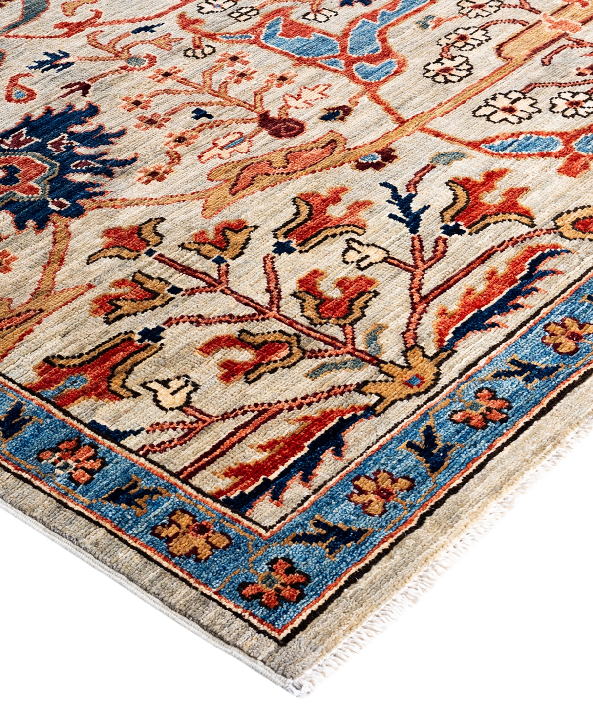 Adorn Hand Woven Rugs Serapi M1999 9'1"x11'11" Area Rug In Beige