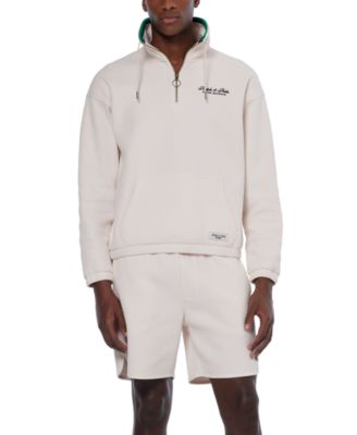 SCOTCH & SODA - Men's Regular-Fit Waffle-Knit Half-Zip Sweatshirt