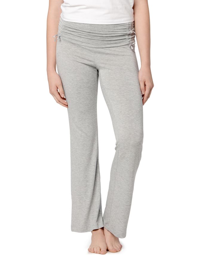 A Pea in the Pod Maternity Ruched Pajama Pants - Macy's