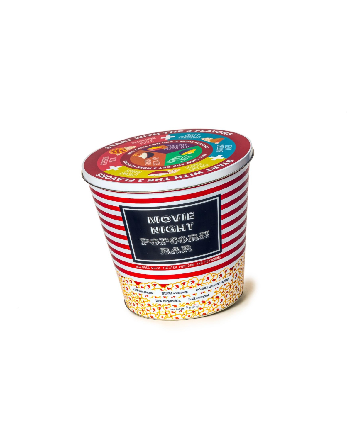 Wabash Valley Farms The Ultimate Movie Night Popcorn Bar Gift Set, 8 Piece In No Color