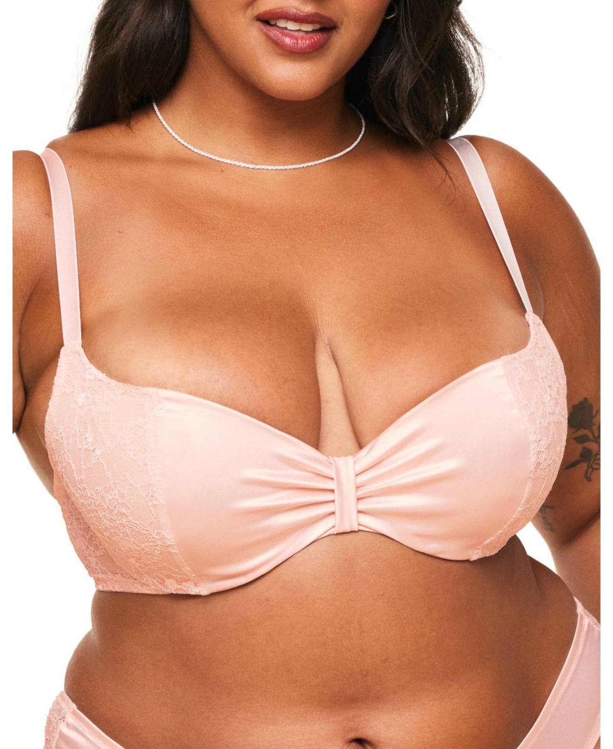 Adore Me Plus Size Eira Push Up Demi Bra