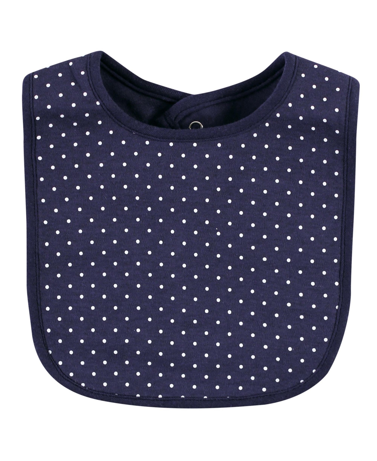 Hudson Baby Girls Soft Cotton Bib & Headwear Duo Set