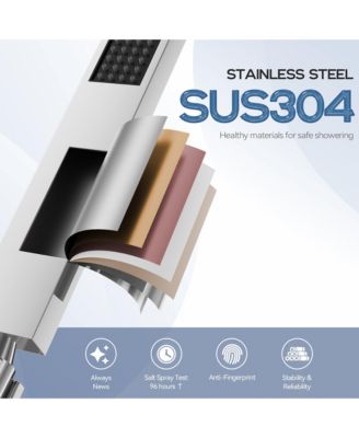 Waterfall Shower System with Valve Kit and Handheld Spray