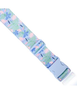 Stitch 2-Piece Luggage Strap Set - Light Tropical Design
