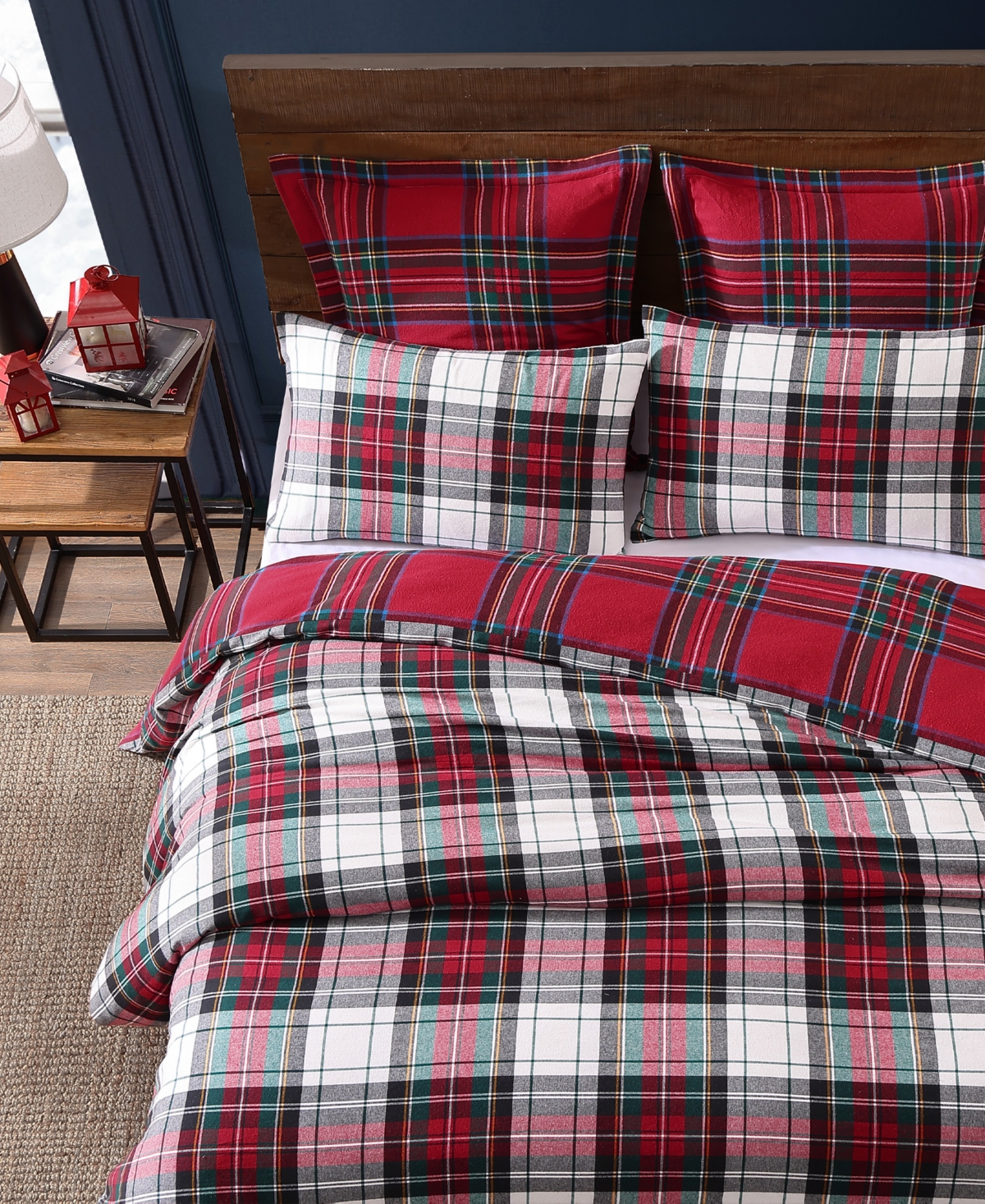 Levtex Spencer Plaid Flannel 3-pc. Duvet Cover Set, Full/queen In Multi