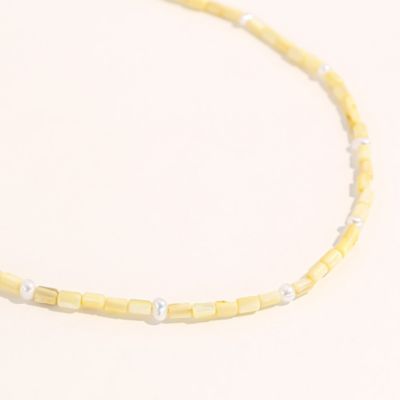 Limited Lusia Necklace - Pastel Yellow