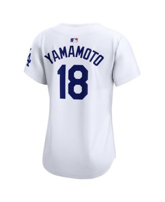Women's Yoshinobu Yamamoto White Los Angeles Dodgers Home Limited Player Jersey