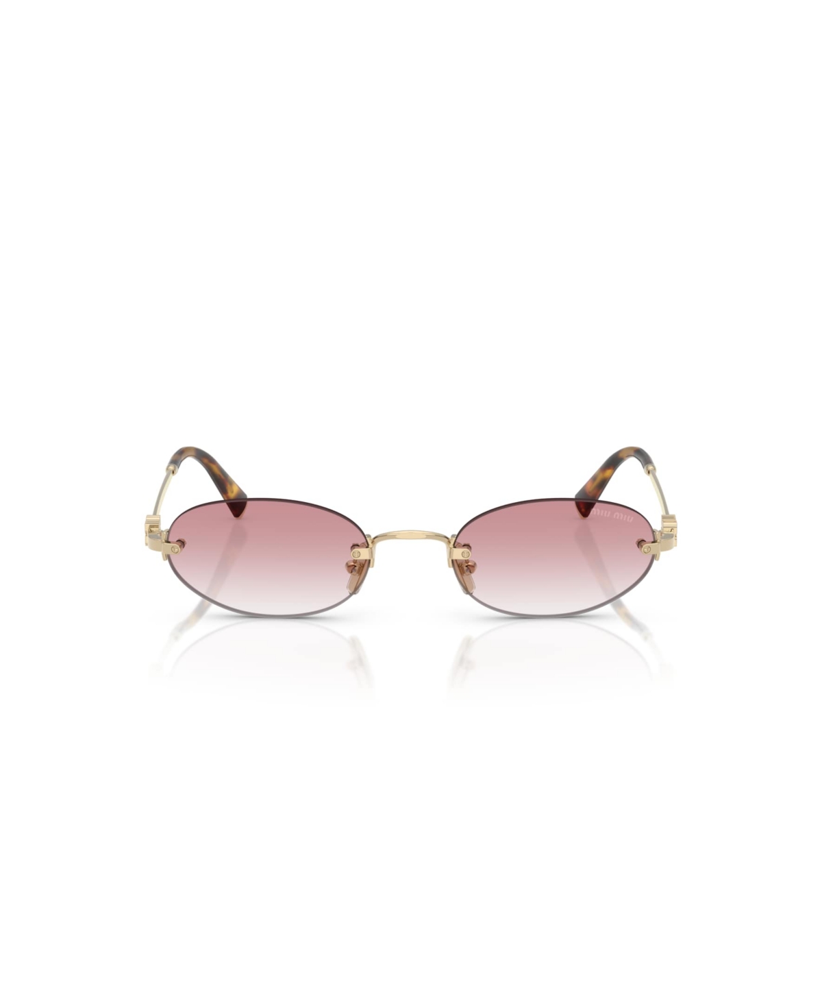 Miu Miu Oval-frame Sunglasses
