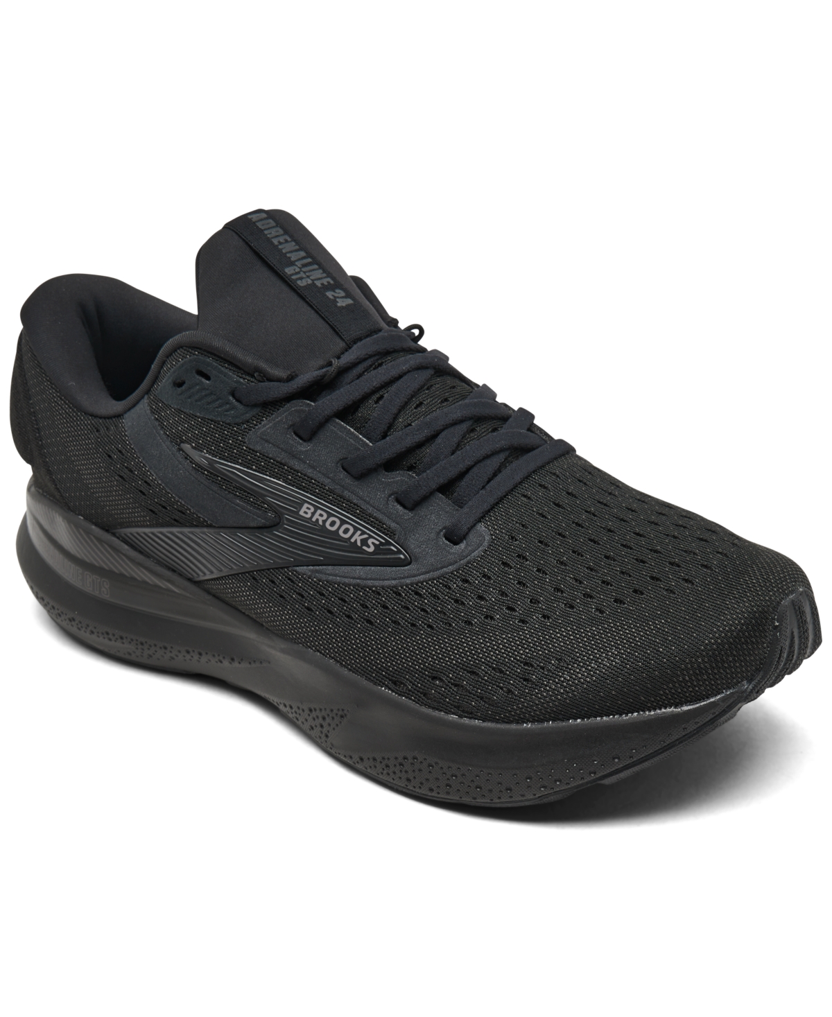 Men's Gts 24 Running Sneakers from Finish Line - Black/Ebony