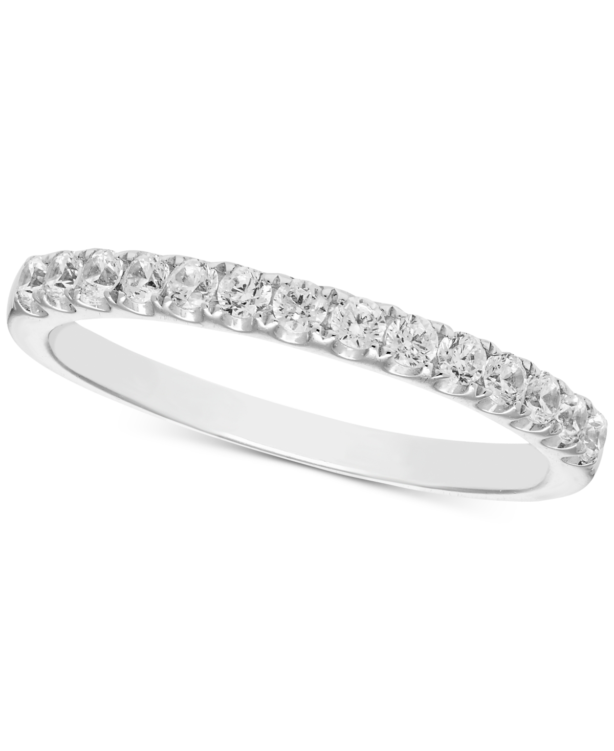 MACY'S DIAMOND ANNIVERSARY BAND (1/3 CT. T.W.) IN 14K WHITE GOLD 