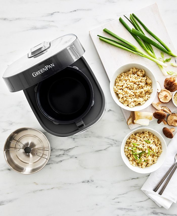 GreenPan 8-Cup Bistro Carb-Reducing Rice Cooker - Black - No Size