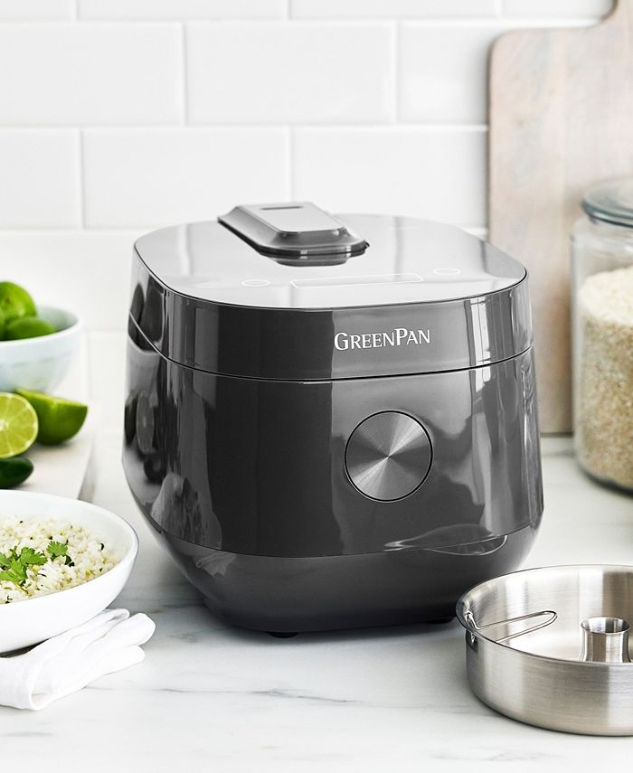 GreenPan 8-Cup Bistro Carb-Reducing Rice Cooker - Black - No Size