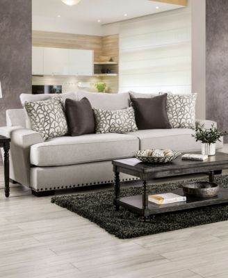 101" Sedrev Linen Track Arm Sofa