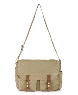 Coastal Canvas Messenger Bag