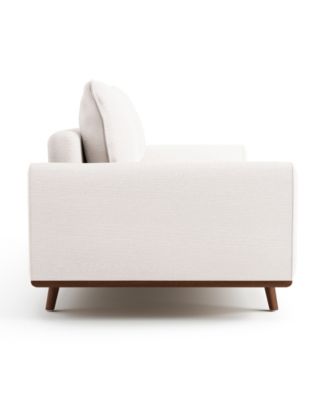 83" Kasi Cotton Round Arm Sofa