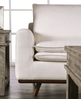 83" Kasi Cotton Round Arm Sofa