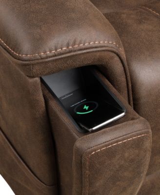 39" Leafstorm Artificial Leather Power Recliner Lift Chair