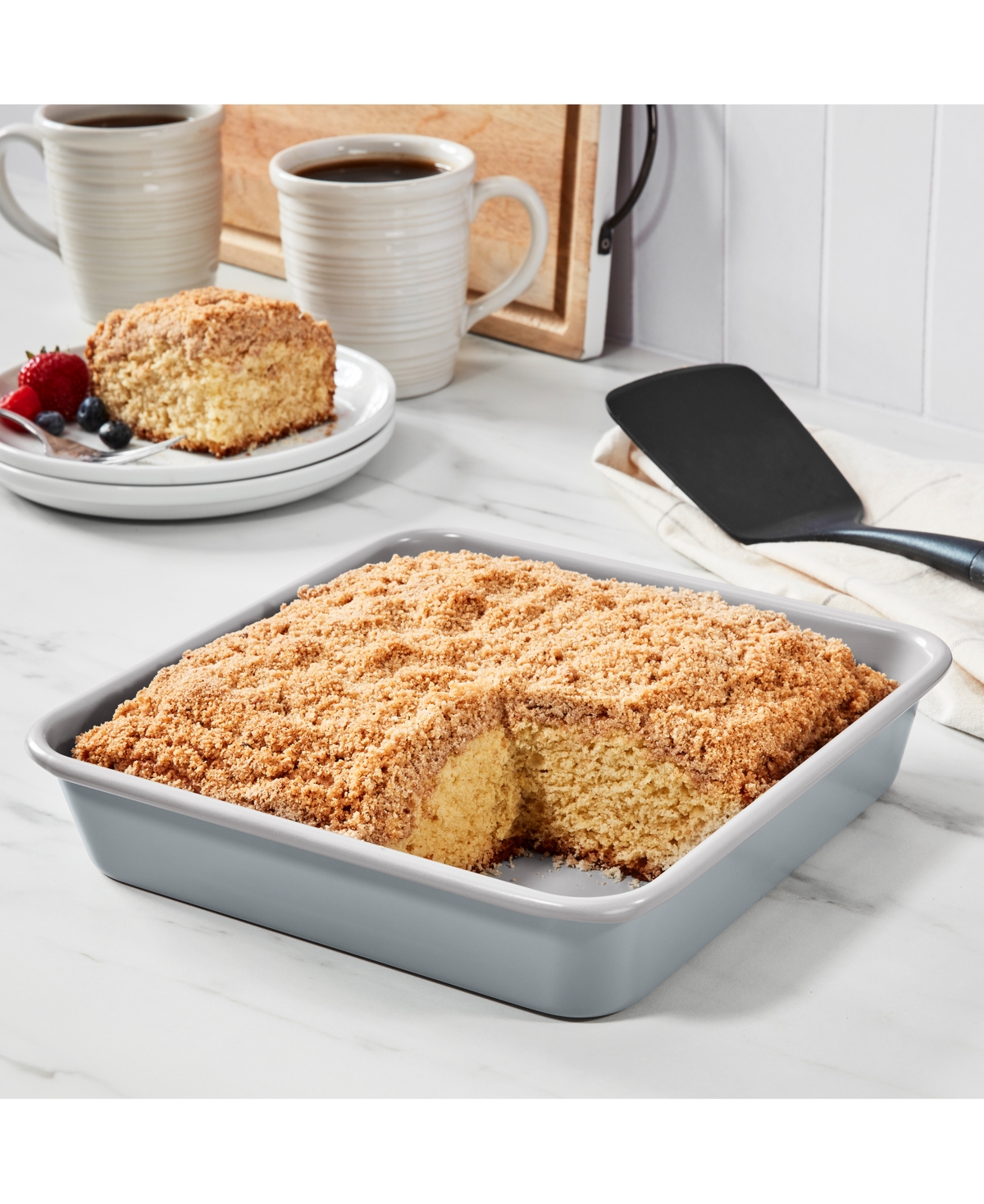 Cuisinart Culinary Collection Ceramic Nonstick Bakeware 9" Square Cake Pan In No Color