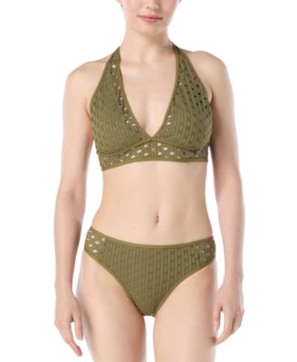 Womens Crochet Bikini Top Bottoms