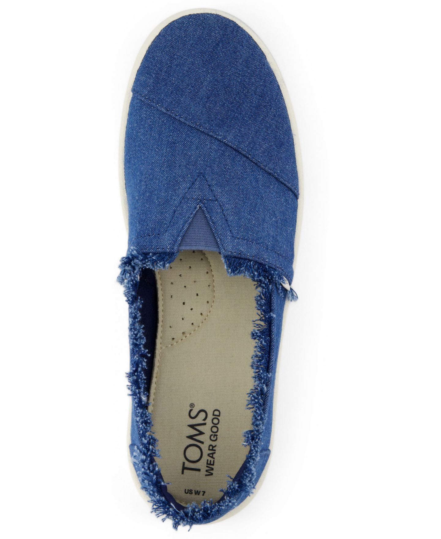 Женские кроссовки TOMS Verona Slip-On, цвет: Светлый серый холщовый — фото 8