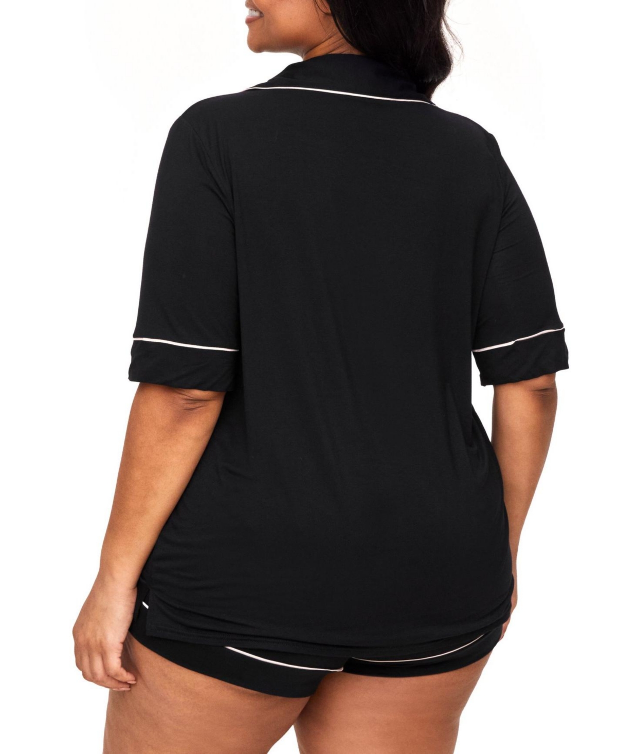 Adore Me Plus Size Jayney Short Pajama Set