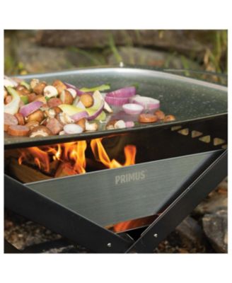 Kamoto Portable Open Fire Pit Grill, Perfect for Open Fire Cooking, Suitable Leave No Trace Option, Large