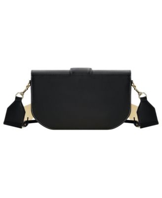 Shoulder Bag with Signature Logo Accent