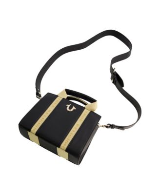 Licensed Faux Leather Mini Tote Bag with Branded Straps