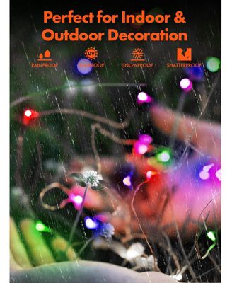 120 LED Outdoor Solar String Lights 8 Modes Decorative Fairy Lights 2-Pack - 39.4 FT